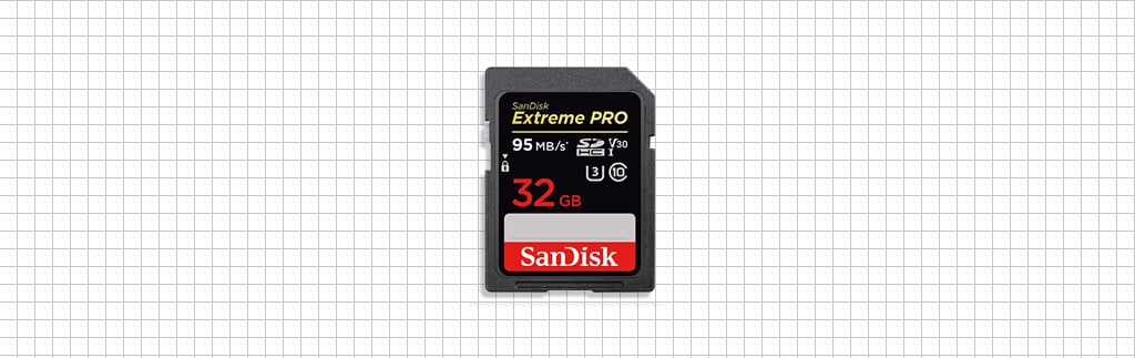 32 GB Extreme Pro SD-kaart met hoge schrijfsnelheden en hoge capaciteit