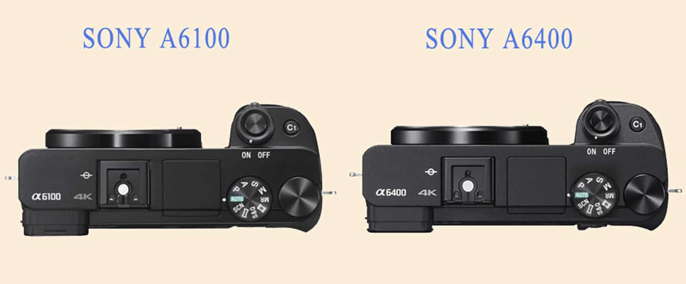 Sony A6100 vs 6400 bouwkwaliteit