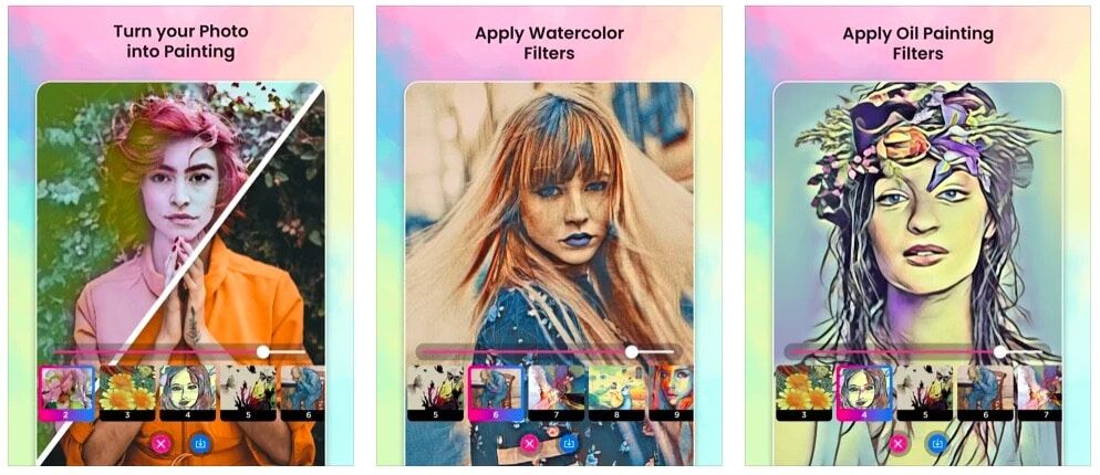 Aquarel effect app iphone