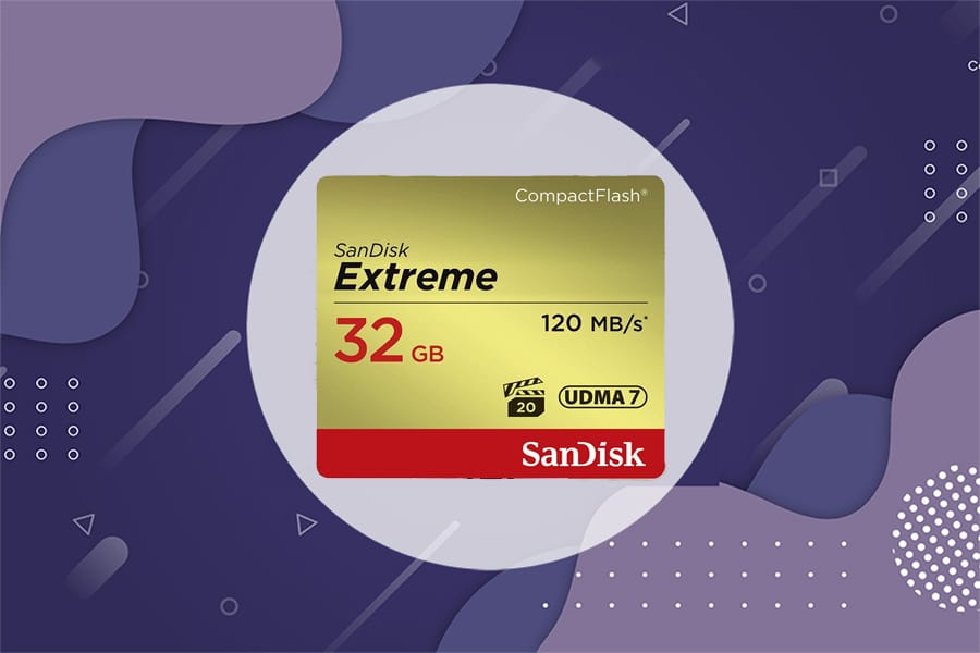 SanDisk Extreme CompactFlash geheugenkaart