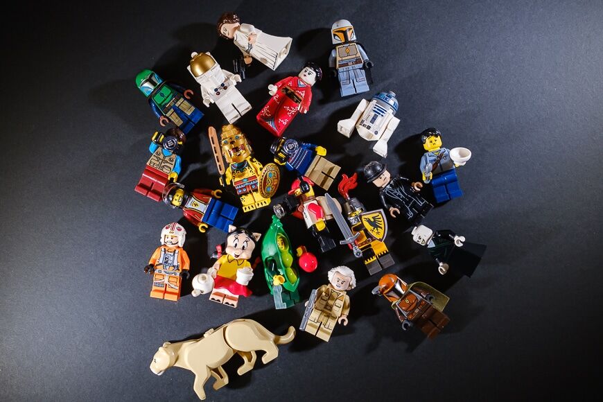 Verzameling lego beeldjes