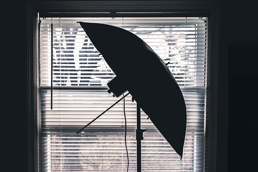 paraplu met raam