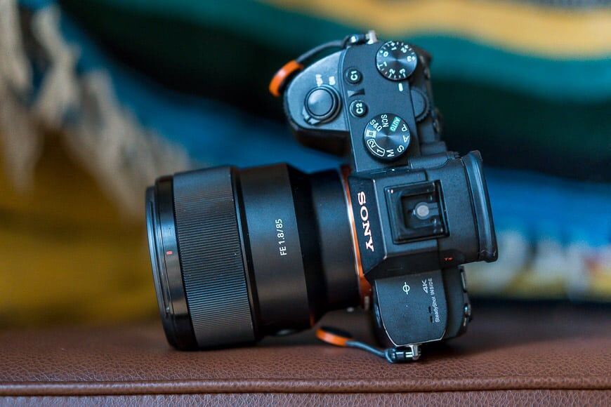 85mm f/1.8 e-mount camera 