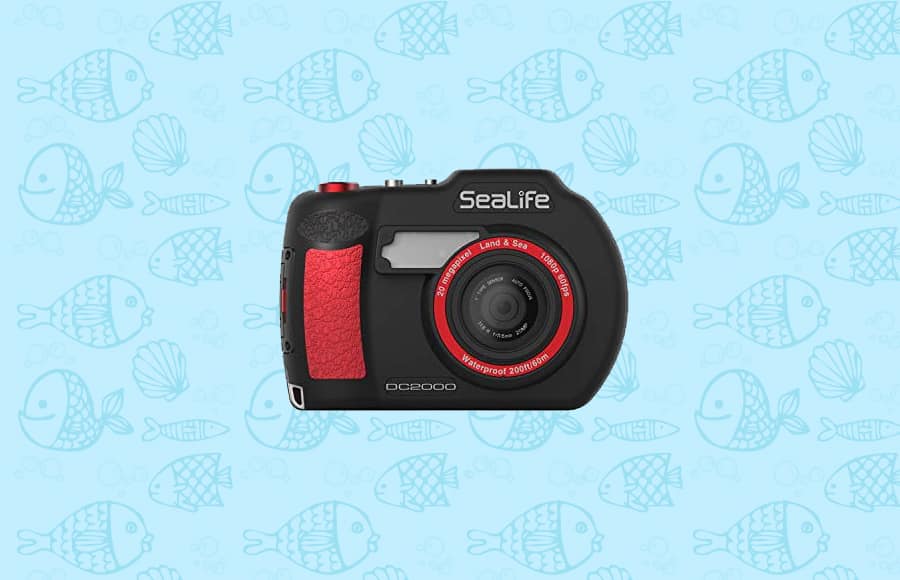 met een 20MP sensor is de sealife een van de beste waterdichte camera's