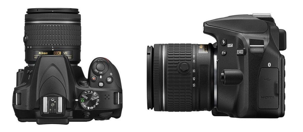 camera's-voor-tieners-nikon D3400 lens