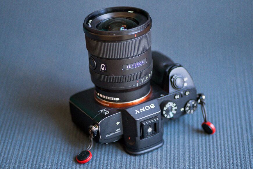 De Sony 20mm f/1.8 is een indrukwekkend objectief.