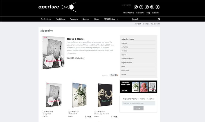 Apterture Magazine heeft artikelen en shoots voor het inspireren van uw gedrukte of digitale fotografie vaardigheden
