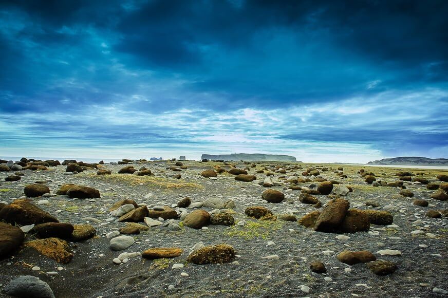 Stampahraun lavavelden liggen op het puntje van het zuidelijke schiereiland waar IJsland ligt.