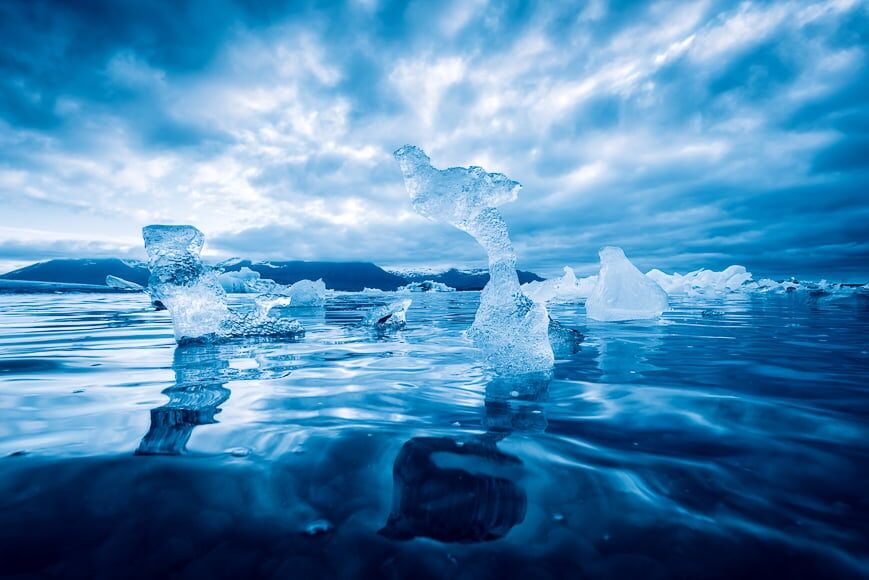 Fotograferen naast de grootste gletsjer van IJsland geeft prachtige resultaten.