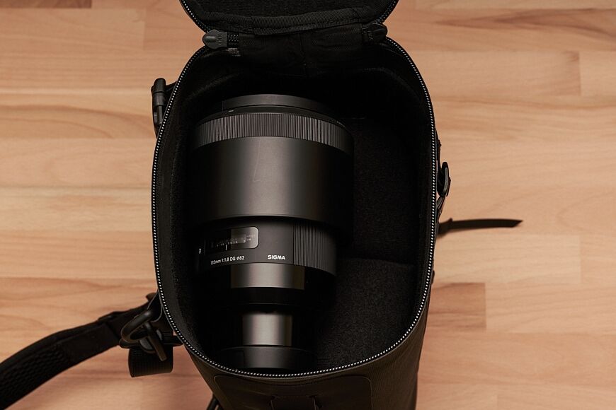 je kunt een goede maat prime lens in het camerapakket van zwarte ember wprt passen