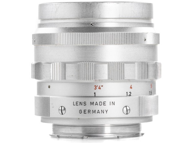 photo of Leica Noctilux prototype lens