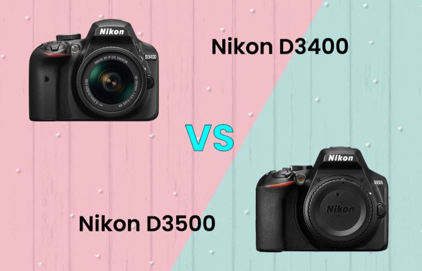 Nikon D3400 vs D3500 DSLR Vergelijking