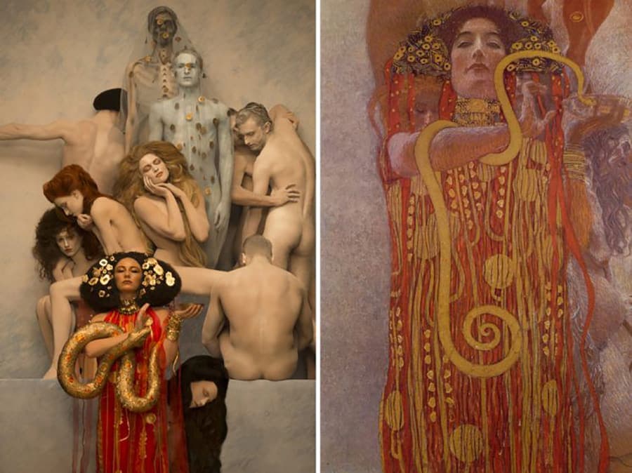 Gustav Klimt schilderij/ Inge Prader foto