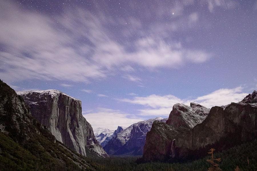 Nikon 24mm f/1.8 G Lens Test Nightscape Yosemite