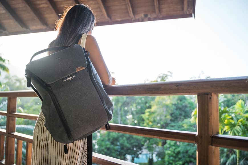 De Everyday Backpack V2 is een geweldig uitziende tas voor elke gelegenheid.