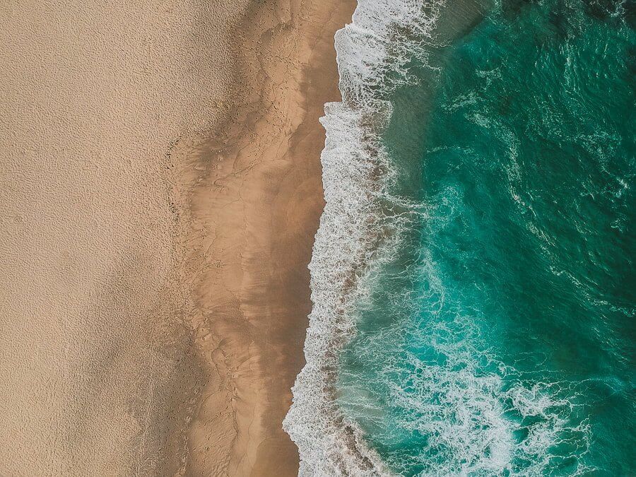 drone foto van strand