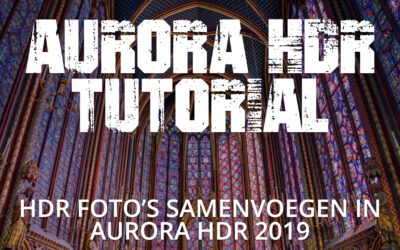 Aurora HDR 2019 tutorial – Een HDR foto samenvoegen
